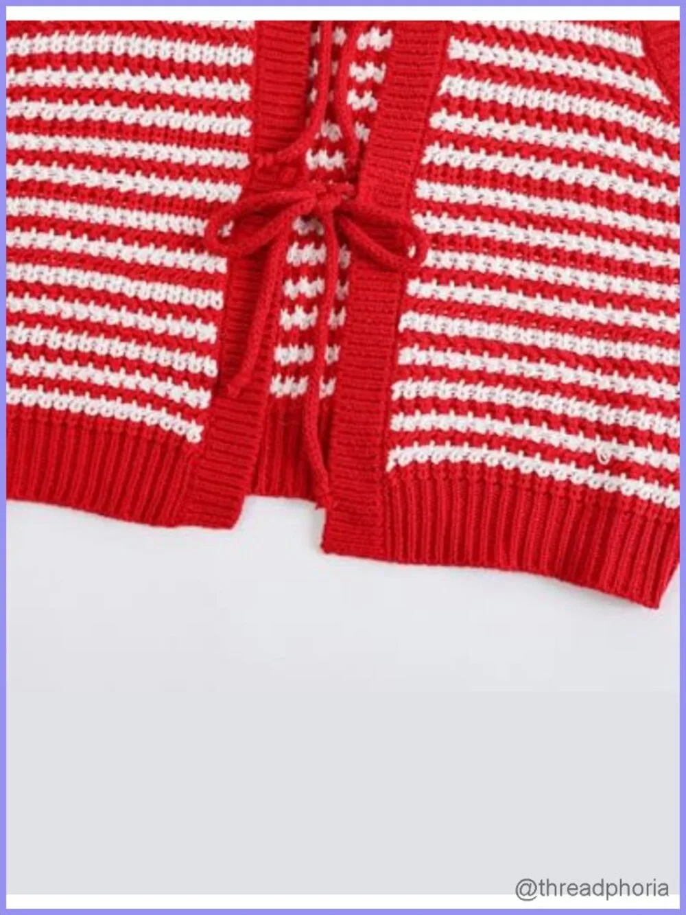 Crochet Knit Sweater Vest for Women Sleeveless Tie Back Crop Top